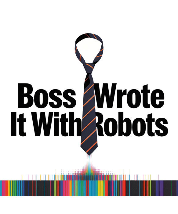 Boss Wrote It With Robots artwork