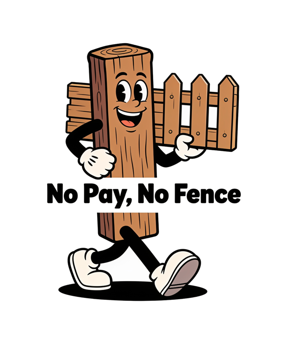 No Pay, No Fence artwork